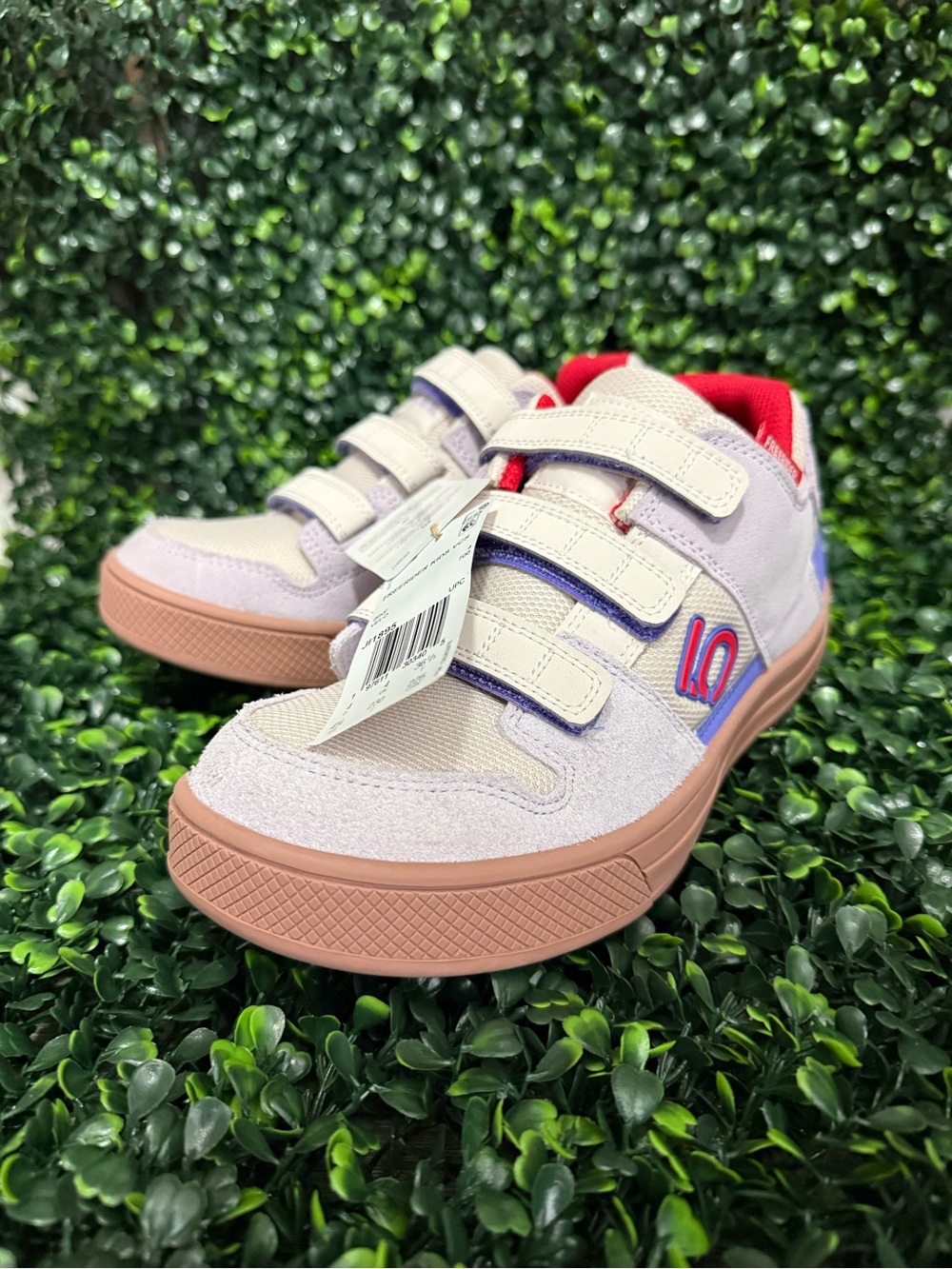 Adidas Kids Casual Velcro Sneakers in Light Lavender and Pink
